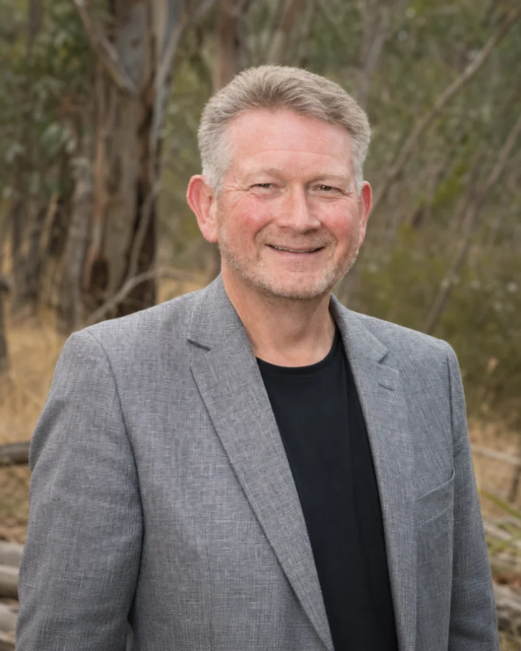 Tom Laurie, author and founder of Gumleaf Publishing.